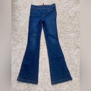 SPANX Flare Pull-on Stretch Denim Jeans LARGE Regular
